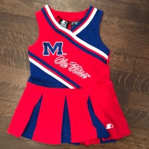 Ole Miss cheerleader outfit, 24M
